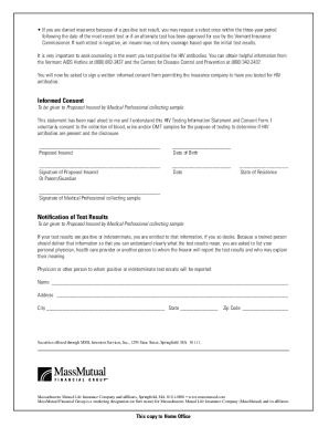 Hiv Consent Form Template