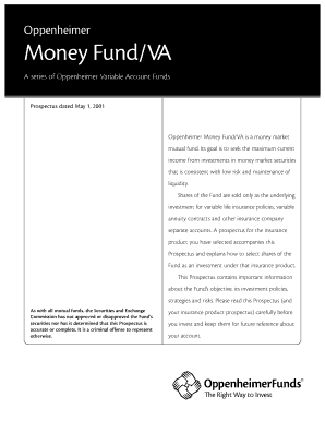 Money FundVA MassMutual  Form