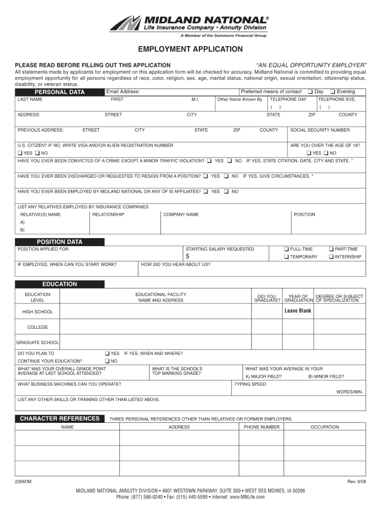 Get and Sign Basic Job Application Nyc 2008-2022 Form