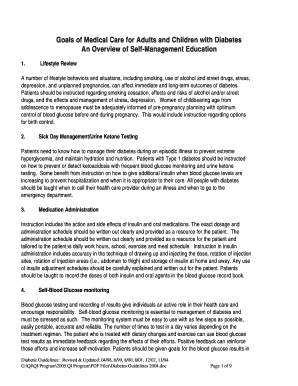 Diabetes Guidelines Mutual of Omaha  Form