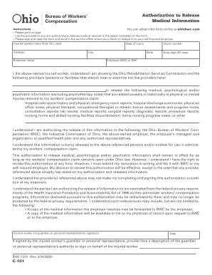 Bwc 1224  Form