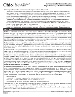 Bwc Doctor Mileage Form