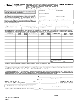 Wage Statement Template  Form