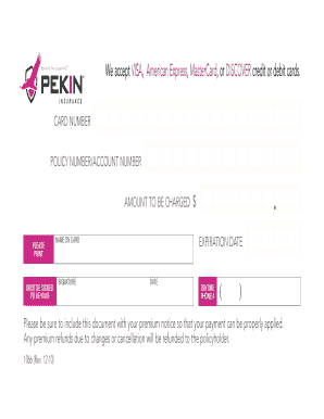 Get and Sign Pekin Eft Form 2010
