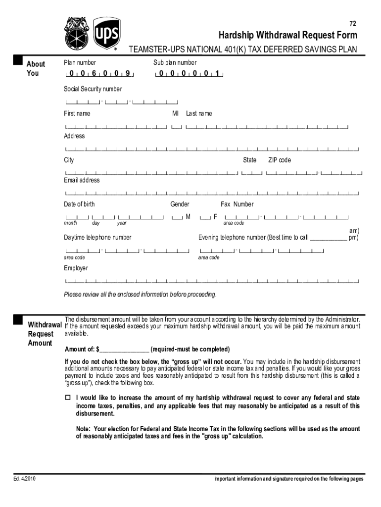  Prudential 401k Withdrawal Form 2010-2024