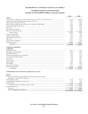 The PRUDENTIAL INSURANCE COMPANY of AMERICA  Form