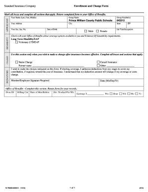 EnrollmentChange Form Prince William County Public Schools, 7533d645512 PDF