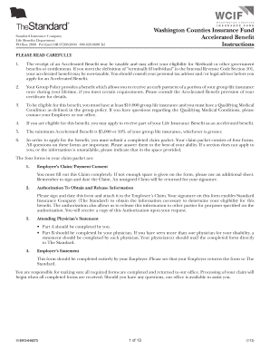 Washington Counties Insurance Fund Accelerated the Standard  Form