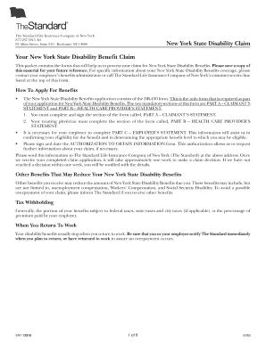 Nys Disability Application  Form
