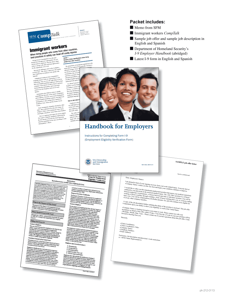 Undocumented Worker Packet Overview Sheet  Form