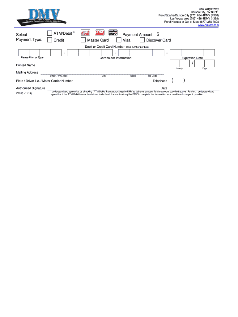 Get and Sign Vp205 2011 Form