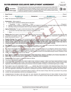 Buyer Broker Agreement Sample  Form