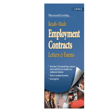 Ready Made Employment Contracts, Letters &amp;amp;amp;amp;amp;amp;amp;amp;amp;amp; Forms Sample Chapter Find Out More About Lawp