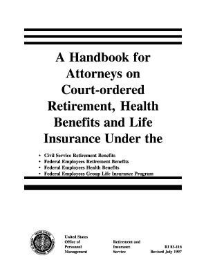 Handbook for Attorneys on Court Ordered Form