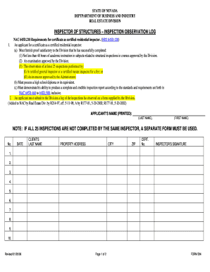 STATE of NEVADA DEPTPARTMENT of BUSINESS and INDUSTRY REAL ESTATE DIVISION Red State Nv  Form