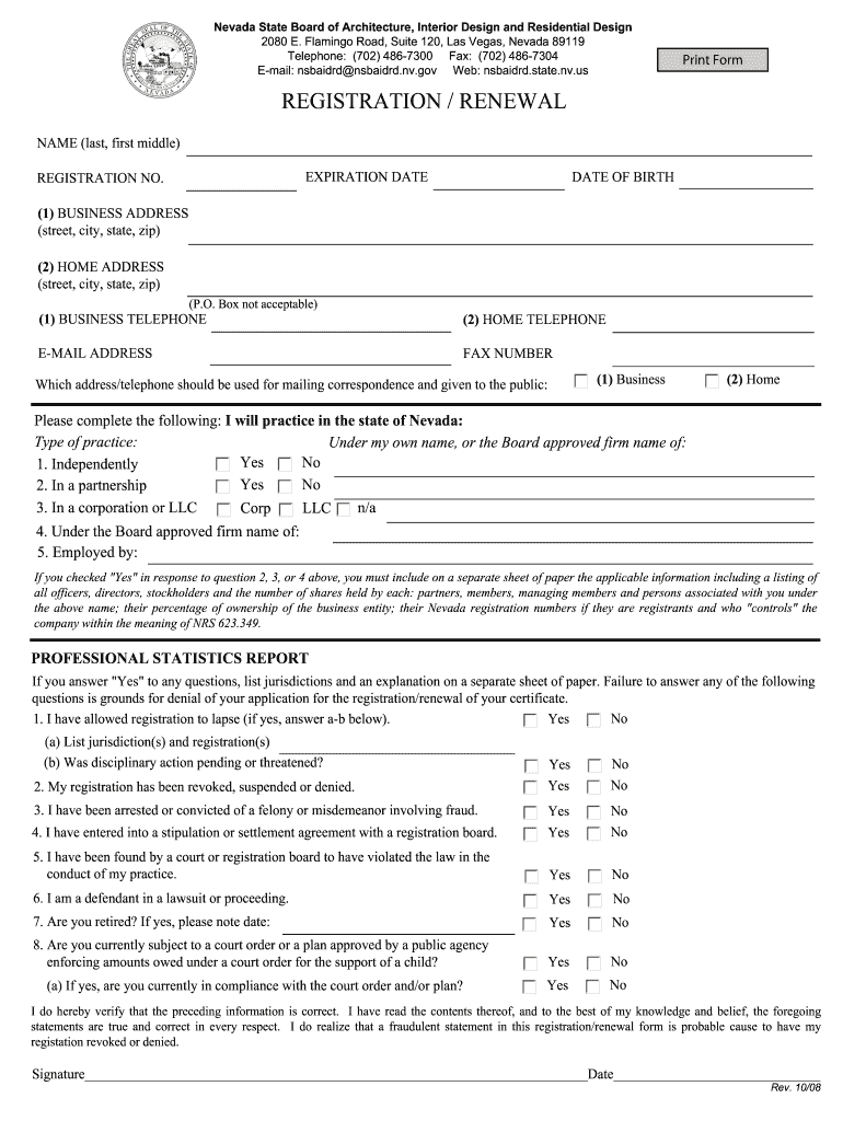  Nsbaidrdnvstateus Form 2008