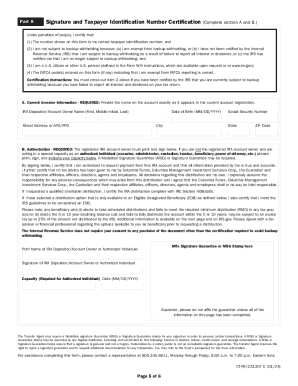 Transamerica Distribution Request Form