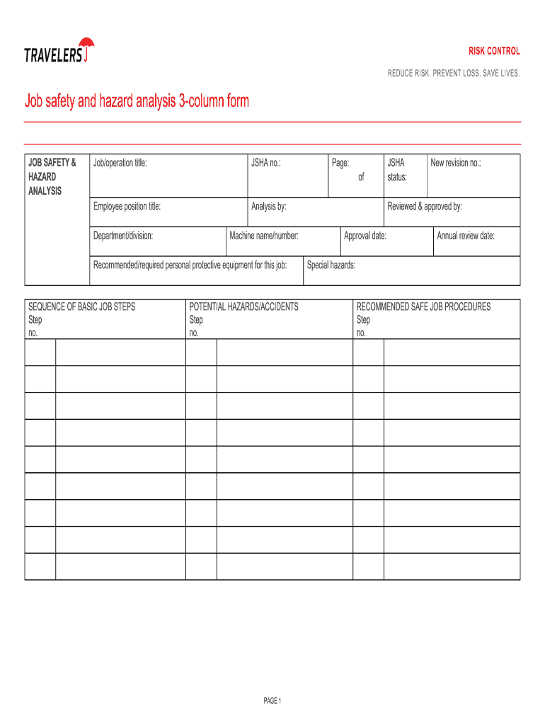 Blank Jsa Form Fillable