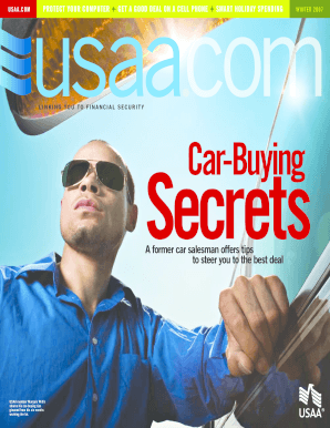 Winter USAA Com Magazine Car Buying Secrets  Form