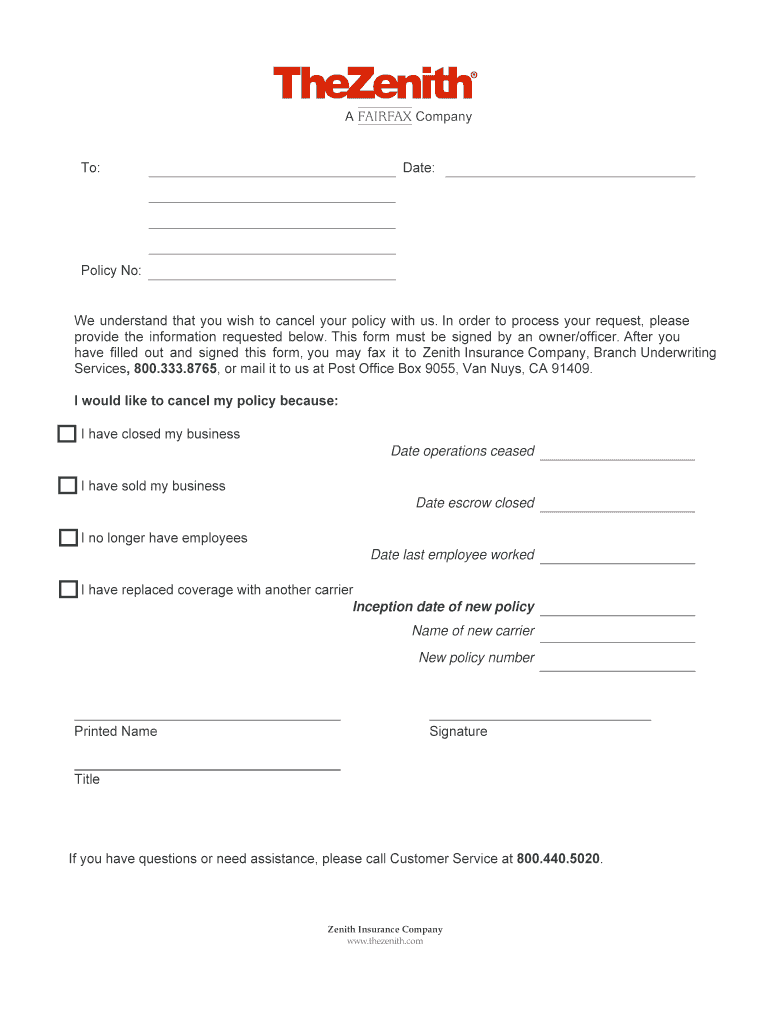 CANCELLATION REQUEST FORM Version