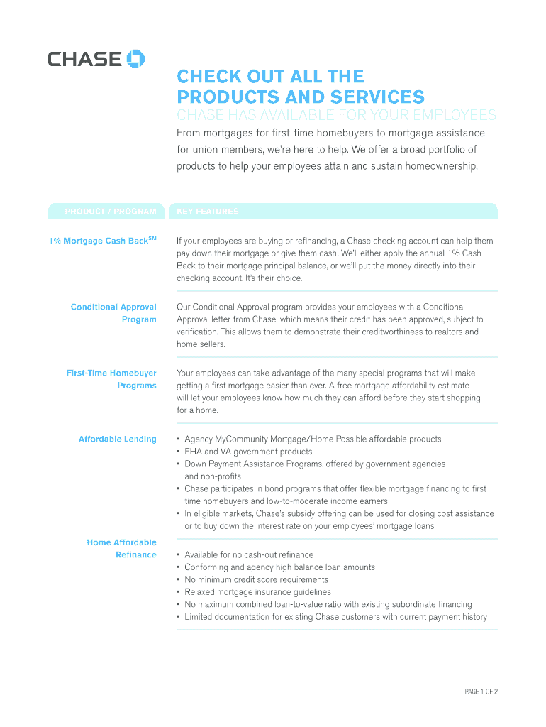 Chase Check Template  Form