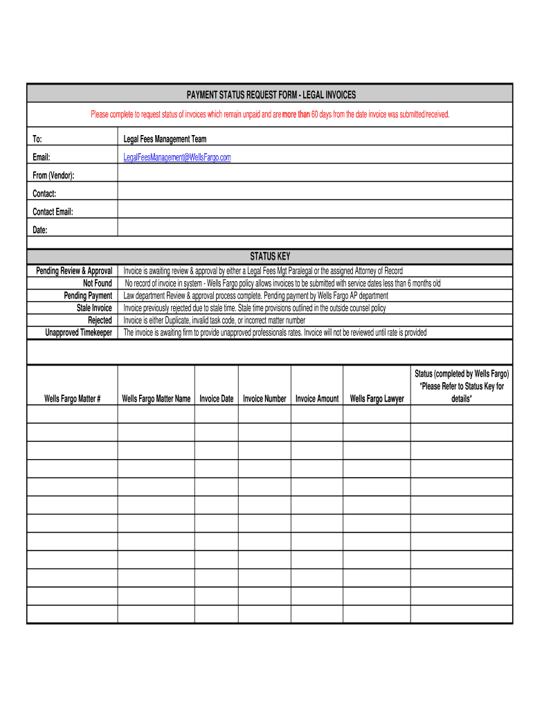 Wells Fargo Mediation Program  Form