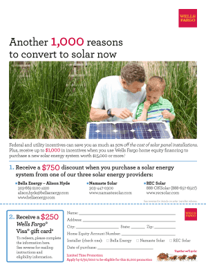 Another 1,000reasons to Convert to Solar Now Wells Fargo  Form