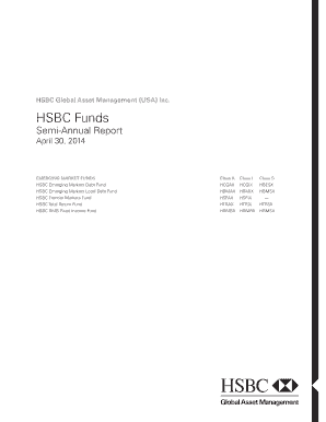 Government Money Market Fund HSBC Investor U  Form