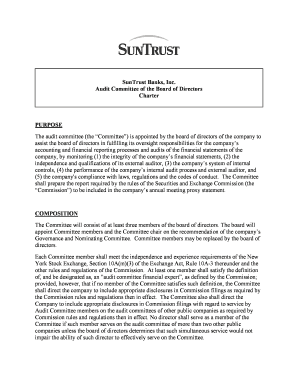 Board Charter Template Word  Form