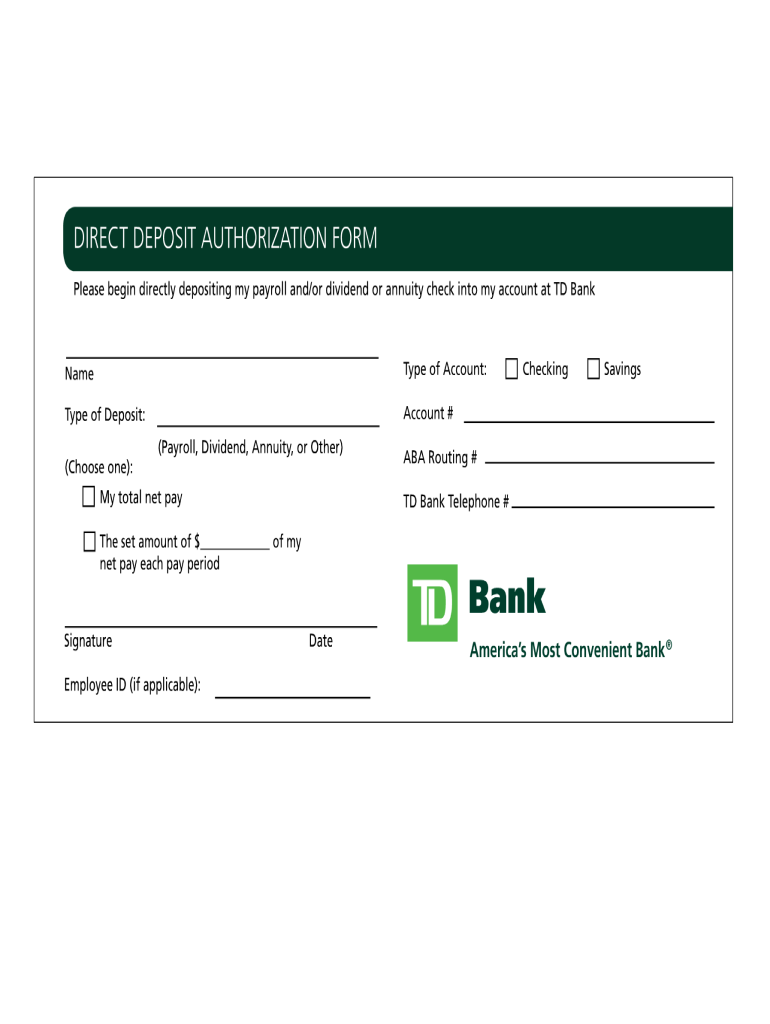 Get and Sign Direct Deposit Authorization Form in Spanish