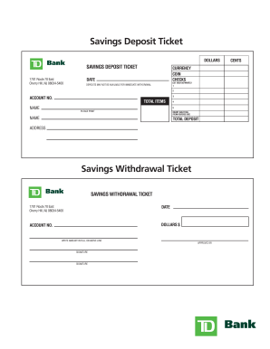 4 Deposit Slip Templates Word Excel Formats