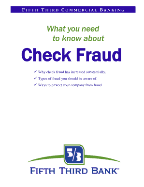 Fifth Third Fraud  Form