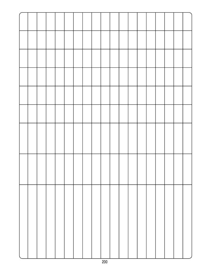 Blank Graph  Form