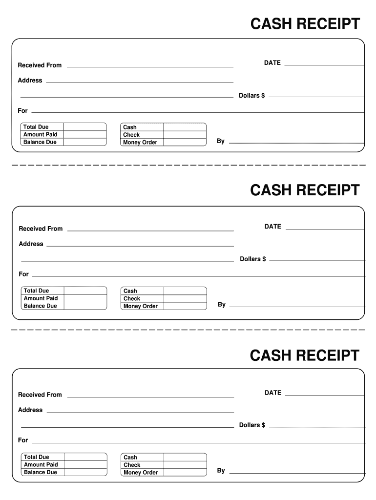 Grooming Receipt Template