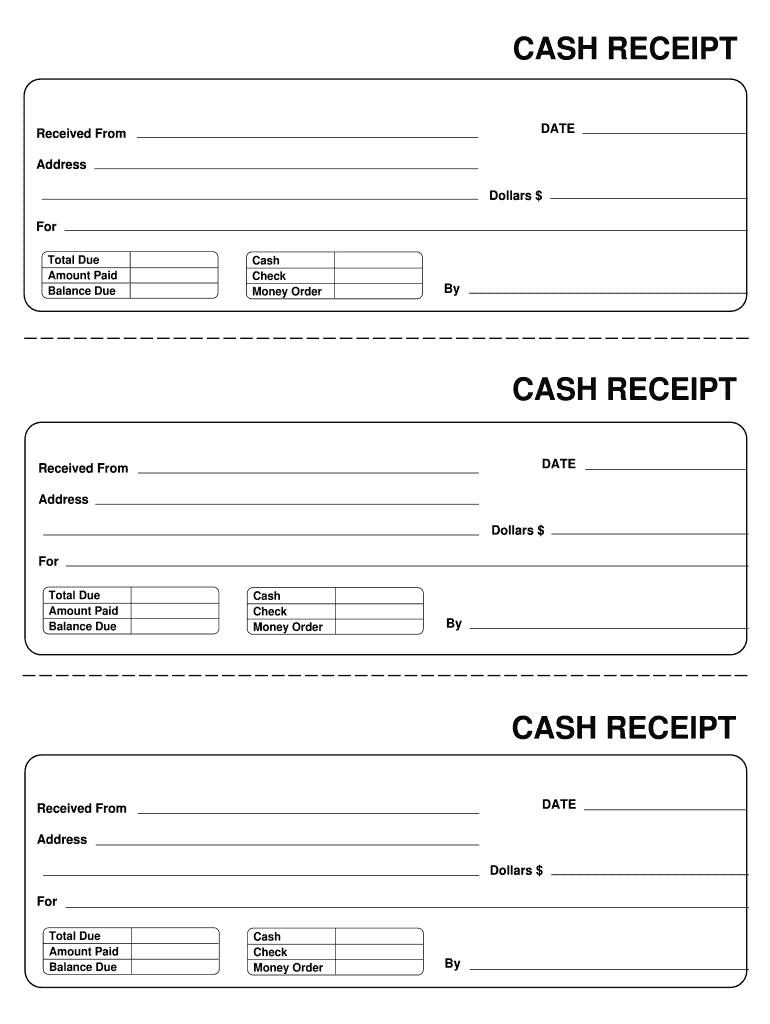 Receipt Form Fill Out And Sign Printable PDF Template SignNow