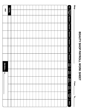 Salon Inventory List Example  Form