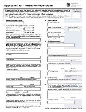  Bill of Sale Template Nsw 2012