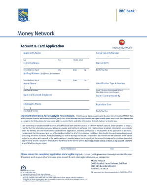 Money Network Dispute Form