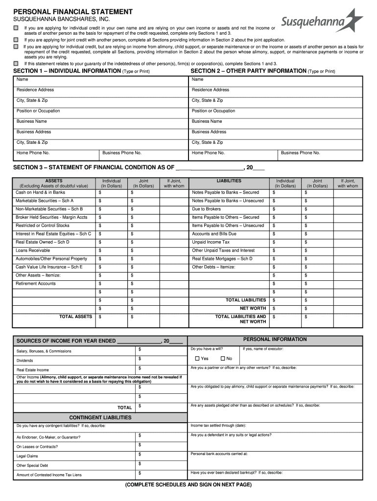 Td Loan Application PDF Personal Form