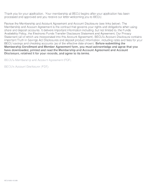 Master Credit Application Becu Form