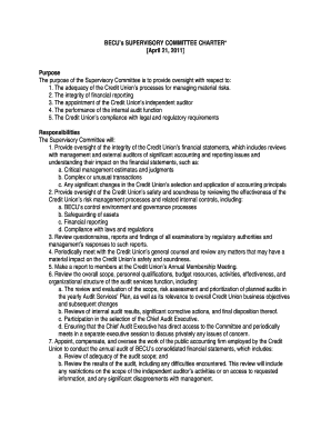 Committee Charter Template  Form