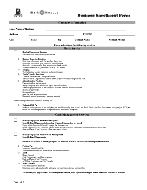 Umpqua Bank Stop Payment Forms