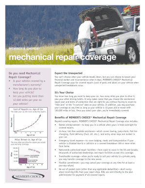 Members Choice Warranty Website  Form