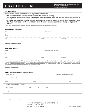 Consumer Program Administrators Inc  Form
