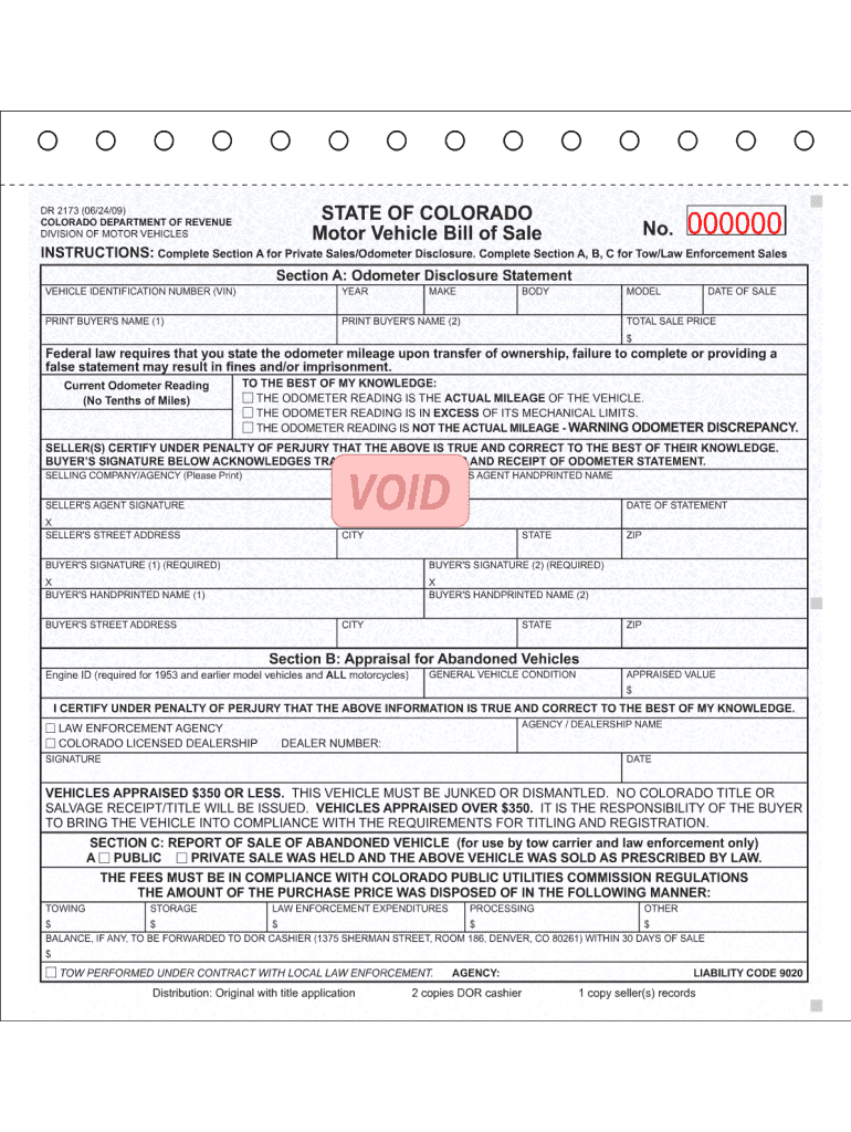 Dr 2173  Form