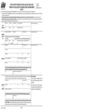 Notice of Intent to Dispose of Motor Vehicle California  Form