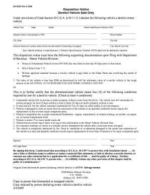 How to Fill Out a Mv 603d  Form
