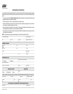 Michigan Dmv Exportation Form