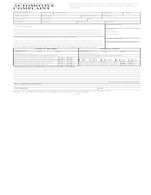 Consumers Automotive Information Complaint Kit SOS 197 Michigan