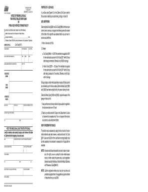 California Lien Sale Abandoned Vehicle  Form